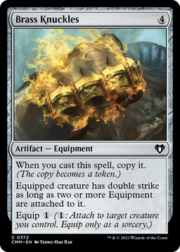 Brass Knuckles (CMM-372) - Commander Masters Foil