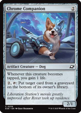Chrome Companion (EOE-236) - Edge of Eternities Foil