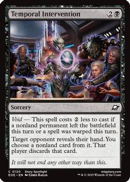 Temporal Intervention (EOE-120) - Edge of Eternities Foil