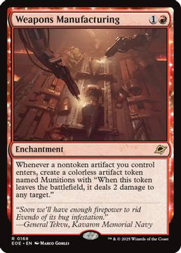 Weapons Manufacturing (EOE-168) - Edge of Eternities