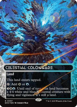 Celestial Colonnade (0097) (Borderless) (Galaxy Foil) (EOS-097) - Edge of Eternities: Stellar Sights Foil