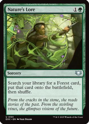 Nature's Lore (EOC-101) - Commander: Edge of Eternities