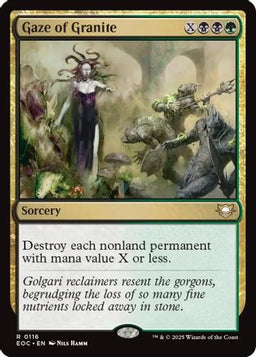 Gaze of Granite (EOC-116) - Commander: Edge of Eternities