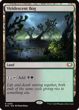 Viridescent Bog (EOC-190) - Commander: Edge of Eternities
