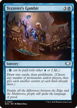 Tezzeret's Gambit (EOC-047) - Commander: Edge of Eternities