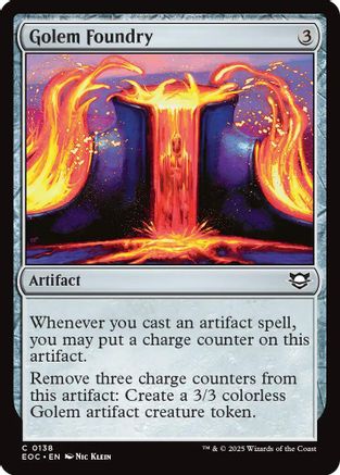 Golem Foundry (EOC-138) - Commander: Edge of Eternities