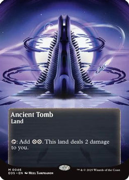 Ancient Tomb (0046) (Borderless) (EOS-046) - Edge of Eternities: Stellar Sights Foil