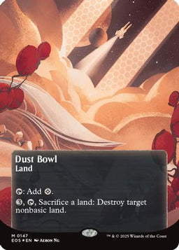 Dust Bowl (0057) (Borderless) (Galaxy Foil) (EOS-147) - Edge of Eternities: Stellar Sights Foil