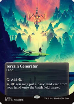 Terrain Generator (0178) (Borderless) (Galaxy Foil) (EOS-178) - Edge of Eternities: Stellar Sights Foil