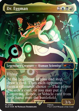 Dr. Eggman (Rainbow Foil) (SLD-2084) - Secret Lair Drop Series Foil