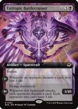 Entropic Battlecruiser (Extended Art) (EOE-332) - Edge of Eternities