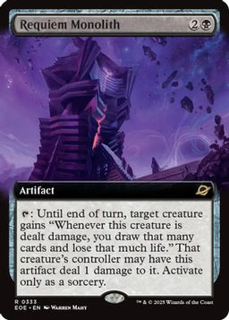 Requiem Monolith (Extended Art) (EOE-333) - Edge of Eternities Foil