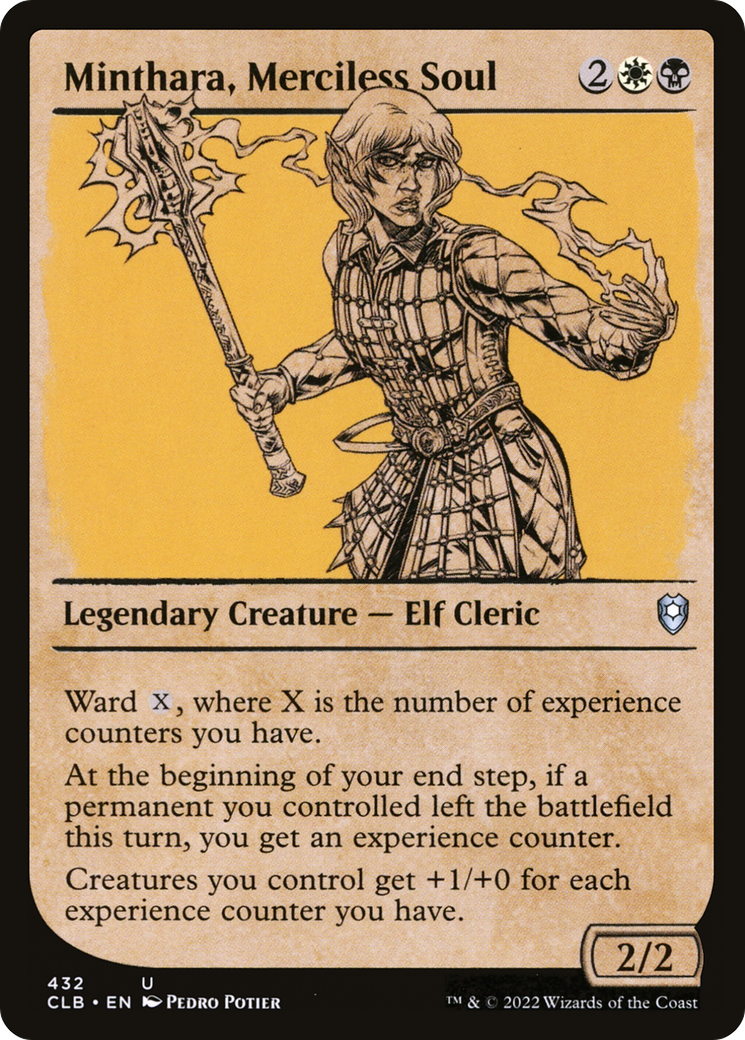 Minthara, Merciless Soul (Showcase) (CLB-432) - Commander Legends: Battle for Baldur's Gate: (Showcase)