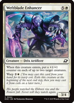 Weftblade Enhancer (EOE-044) - Edge of Eternities Foil