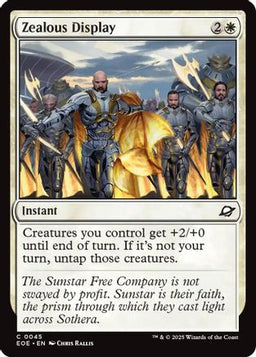 Zealous Display (EOE-045) - Edge of Eternities Foil