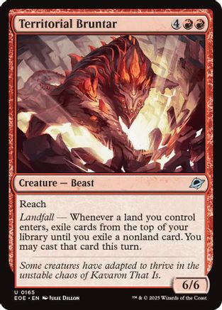 Territorial Bruntar (EOE-165) - Edge of Eternities Foil