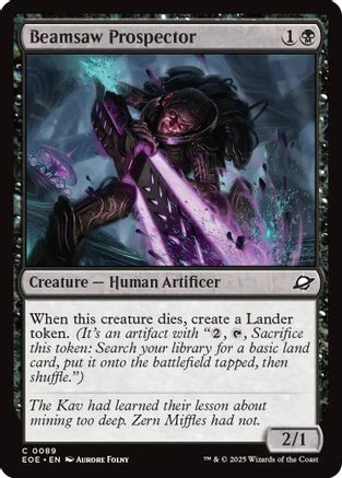 Beamsaw Prospector (EOE-089) - Edge of Eternities Foil