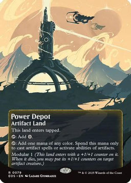 Power Depot (0079) (Borderless) (EOS-079) - Edge of Eternities: Stellar Sights Foil