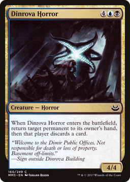 Dinrova Horror (MM3-160) - Modern Masters 2017 Foil