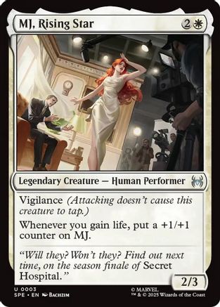 MJ, Rising Star (SPE-003) - Marvel's Spider-Man: Eternal-Legal Foil