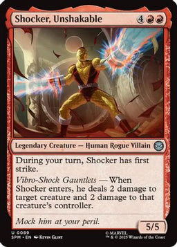 Shocker, Unshakable (SPM-089) - Marvel's Spider-Man Foil