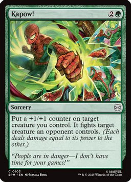 Kapow! (SPM-103) - Marvel's Spider-Man Foil