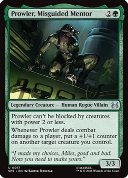 Prowler, Misguided Mentor (SPE-017) - Marvel's Spider-Man: Eternal-Legal Foil