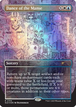 Dance of the Manse (Galaxy Foil) (SLD-2104) - Secret Lair Drop Series Foil