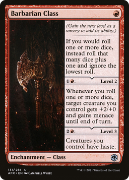 Barbarian Class (AFR-131) - Adventures in the Forgotten Realms