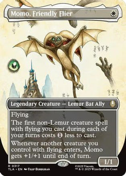 Momo, Friendly Flier (Borderless) (TLA-317) - Avatar: The Last Airbender Foil