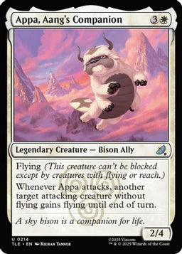 Appa, Aang's Companion (0214) (TLE-214) - Avatar: The Last Airbender: Eternal-Legal Foil