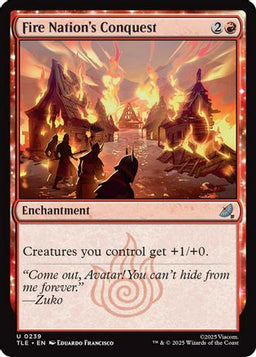 Fire Nation's Conquest (0239) (TLE-239) - Avatar: The Last Airbender: Eternal-Legal Foil