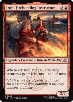 Iroh, Firebending Instructor (0240) (TLE-240) - Avatar: The Last Airbender: Eternal-Legal Foil