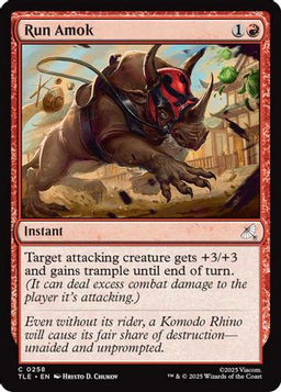 Run Amok (0258) (TLE-258) - Avatar: The Last Airbender: Eternal-Legal Foil