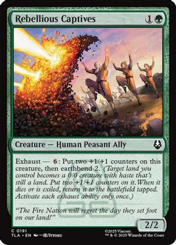 Rebellious Captives (TLA-191) - Avatar: The Last Airbender Foil