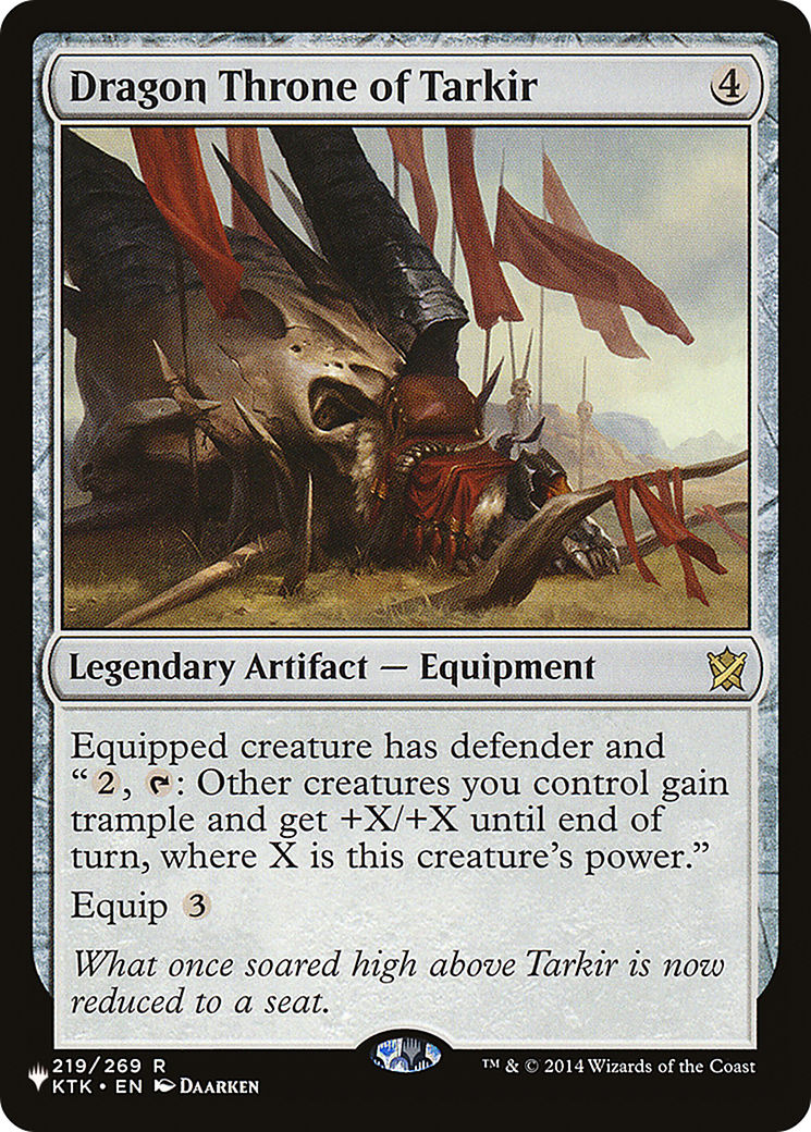 Dragon Throne of Tarkir (LIST-219/269) - The List