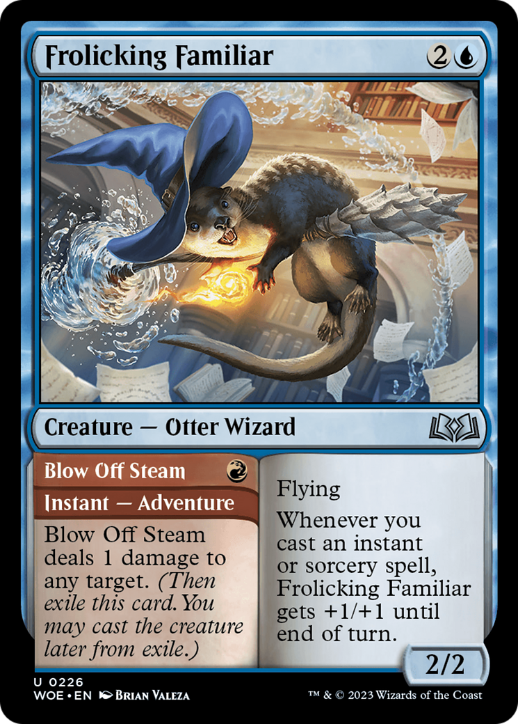 Frolicking Familiar (WOE-226) - Wilds of Eldraine Foil