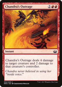 Chandra's Outrage (MM3-092) - Modern Masters 2017 Foil