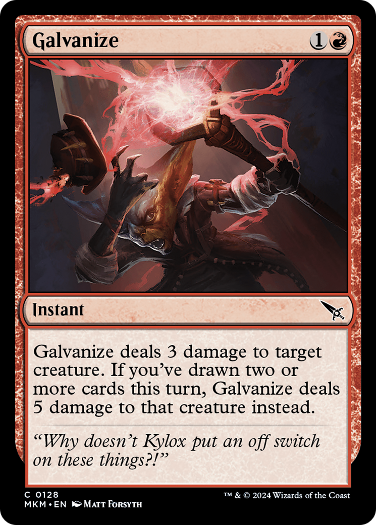 Galvanize (MKM-128) - Murders at Karlov Manor Foil