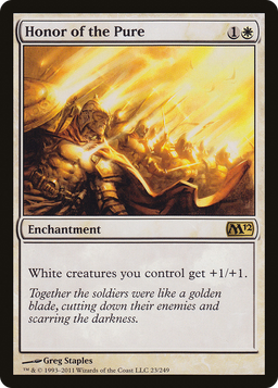 Honor of the Pure (M12-023) - Magic 2012 Foil
