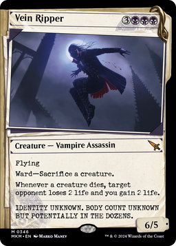 Vein Ripper (Showcase) (MKM-346) - Murders at Karlov Manor: (Showcase) Foil
