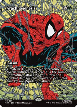 Arachnogenesis (Borderless) (MAR-031) - Marvel Eternal-Legal Foil