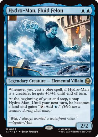Hydro-Man, Fluid Felon (SPM-033) - Marvel's Spider-Man Foil