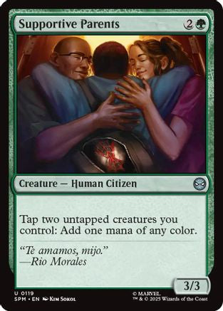 Supportive Parents (SPM-119) - Marvel's Spider-Man Foil