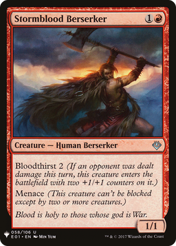 Stormblood Berserker (LIST-058) - The List
