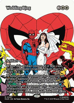 Wedding Ring (Borderless) (MAR-007) - Marvel Eternal-Legal Foil