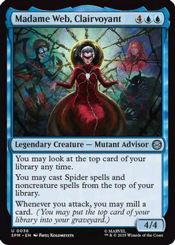 Madame Web, Clairvoyant (SPM-036) - Marvel's Spider-Man Foil