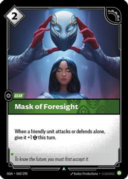 Mask of Foresight (060/298) - Origins Foil
