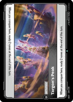 Targon's Peak (289/298) - Origins Foil