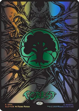 Forest (1954) (Raised Foil) (SLD-1954) - Secret Lair Drop Series Foil